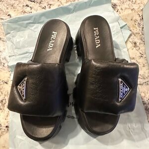 Prada Chunky slides